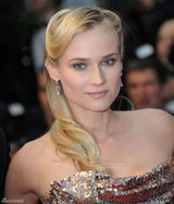 高清组图：黛安-克鲁格金色抹胸礼服性感亮相