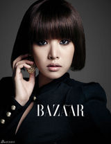 高清图：赵允熙烟熏妆演绎时尚女郎写真秀长腿