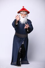 组图：大咖秀玩武侠 何炅饰令狐冲谢娜饰李逍遥