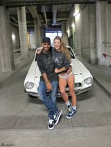 组图：丹麦嫩模妮娜半裸遮D奶 秀翘臀狂野撩人