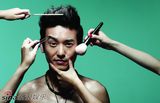 高清组图：袁文康时尚Cosmo尝试男色美妆新体验