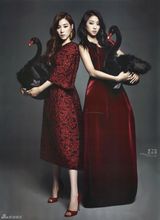 高清：少时Tiffany携Sistar宝拉拍姐妹花写真