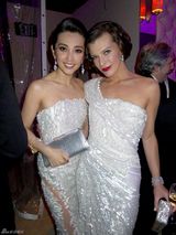 组图：李冰冰赴名利场晚宴 奥斯卡战衣获评好评