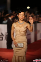 组图：陈冲优雅亮相金马红毯韵味饶人