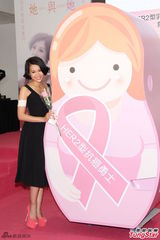 组图：胡杏儿低V宣传慈善 无惧全裸拍宣传照