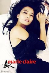 组图：高圆圆《嘉人》成熟知性慵懒性感