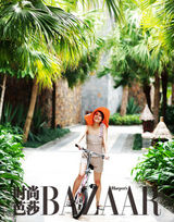 组图：马伊琍《芭莎》全新写真 浪漫春日似出水芙蓉