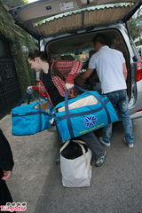 组图：郭晶晶婚礼直击 化妆师抵达霍家大宅