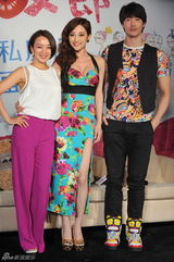 组图：《粉红女郎》发布会 结婚狂阿雅左拥右抱