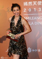 群星闪耀嫣然基金晚宴 王菲旗袍装与李亚鹏恩爱