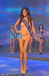 组图：世模小姐比基尼总决赛 长腿纤腰黄金比例