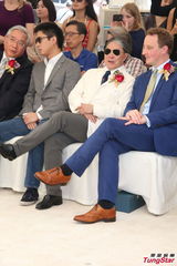 高清组图：霍震霆被问郭晶晶怀孕传闻笑而不语