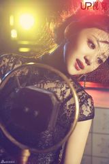 幻灯图：国民校花孙文婷拍写真 “夜上海”为爱私奔