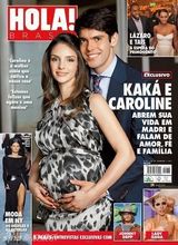 组图：球星卡卡妻子再度怀孕 大肚照被曝光