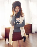 组图：韩星吴涟序个性写真展百搭魅力