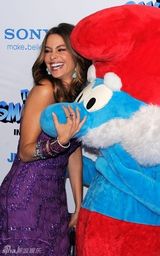 高清组图：《蓝精灵》纽约首映 波姬-小丝等助阵