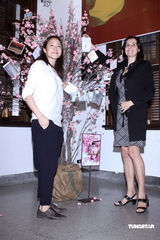 幻灯图：林嘉欣展出摄影作品 与名导交流心得