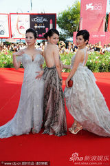 组图：《赛德克-巴莱》首映 徐若瑄露背礼服性感