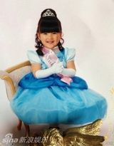 组图：王诗龄卖萌照撞脸童年王菲