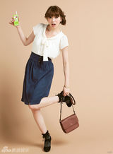 组图：日本模特宫田聪子示范89款秋季服饰搭配