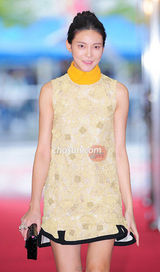 组图：首尔电视剧颁奖 李彩英性感装秀傲人双峰