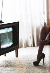 高清组图：辣妈米兰达-可儿登《时尚芭莎》封面