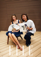 高清组图：米兰达可儿与李凡秀拉手照显亲密