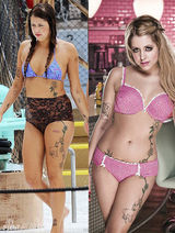 幻灯图集：英国摇滚名人之女皮绮斯爆肥照曝光