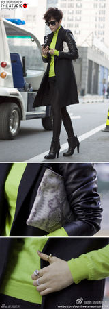 明星爱街拍第14期：冬日百搭高领衫御寒保暖