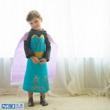 组图：4岁剪纸小裁缝再cos大明星 美裙精致可爱