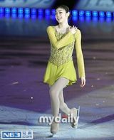 组图：韩国冰上公主金妍儿退役办纪念表演