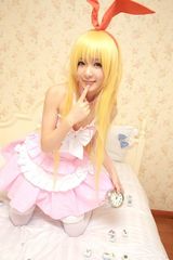 组图：16岁徐娇COS动漫美少女 假小子华丽变身