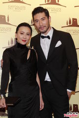 组图：刘嘉玲称与张曼玉关系良好