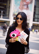 组图：陈燃纽约平底鞋看秀 时尚教主赞品味独特