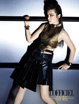 组图：李冰冰登《时装》封面 御姐范十足