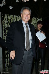 组图：李安压轴现身张震婚宴 劝其听老婆话