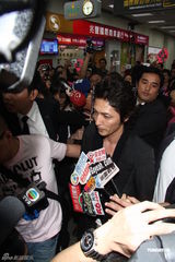 组图：日本男星玉木宏台湾宣传 粉丝热情高涨