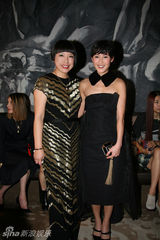 刘孜深V裙庆生 唐艺昕李菲儿陈燃林鹏秀场竞艳