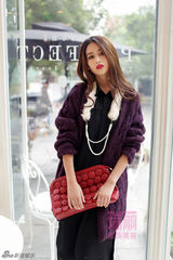 组图：颖儿时尚初冬写真复古红唇冷艳佳人