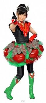 组图：AKB48成员拍广告变身蔬菜