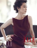幻灯图：李冰冰登《ELLE》封面 优雅大气淑女风范