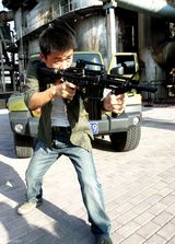 高清组图：《四大名捕》开特训班 王宝强练神技