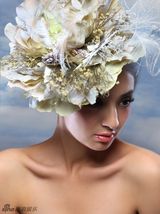 组图：“香妃”麦迪娜纯美婚纱大片曝光