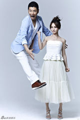 姚笛任重情侣写真演绎爱情游戏