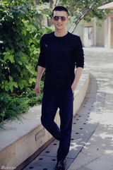 组图：高仁初秋潮范儿出街 简约摩登混搭出彩