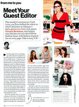 组图：贝嫂维多利亚登《Glamour》封面