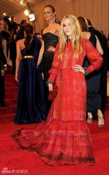 组图：美国时装学院庆典举行 众明星红毯竞艳