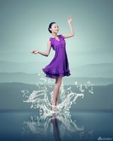 高清图：姚笛最新时尚写真 居家休闲甜美风格