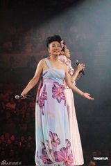 组图：汪明荃助阵关菊英演唱会 黄日华陈豪献唱