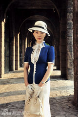 组图：陈数《一代枭雄》上演民国时装秀